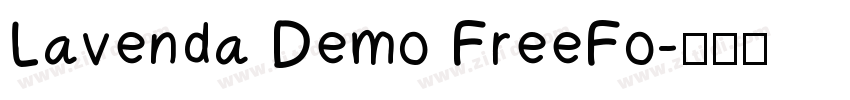 Lavenda Demo FreeFo字体转换